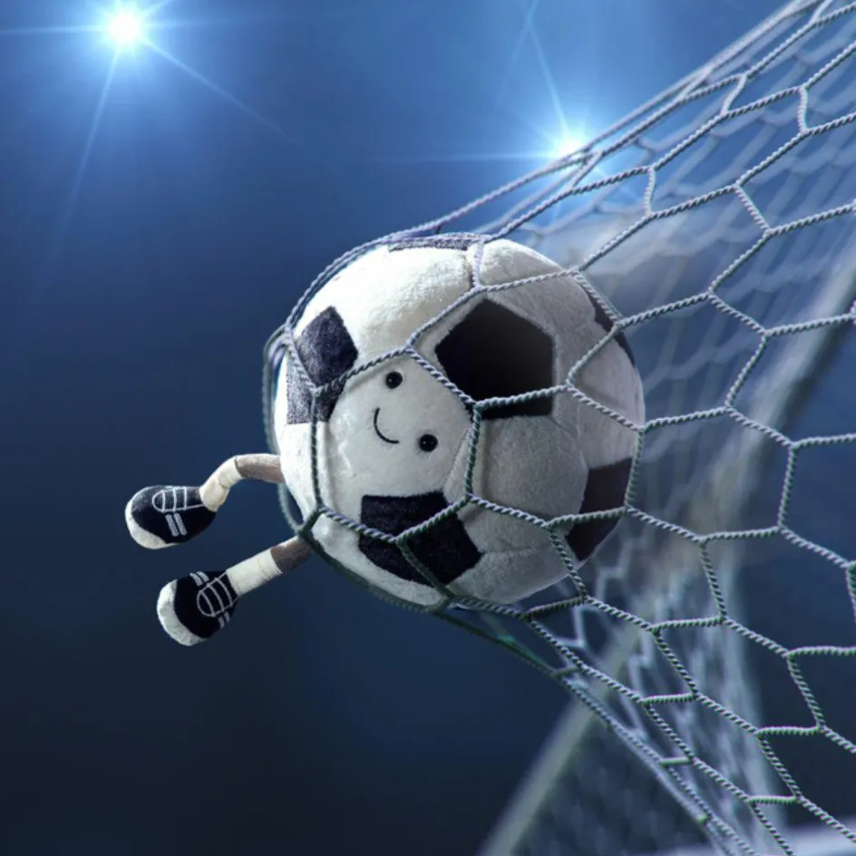 Peluche Amuseable Ballon de football (23 cm)|Jellycat Clearance