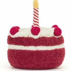 Discount Jellycat Peluche Amuseable Gâteau d'anniversaire Cerise (13 cm)