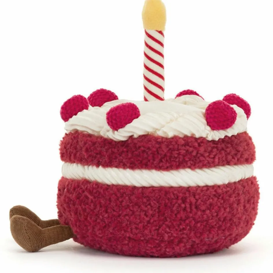 Discount Jellycat Peluche Amuseable Gâteau d'anniversaire Cerise (13 cm)