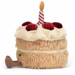 Peluche Amuseable Gâteau d'anniversaire (16 cm)|Jellycat Discount