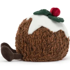 Peluche Amuseable Pudding de Noël (17 cm)|Jellycat Best