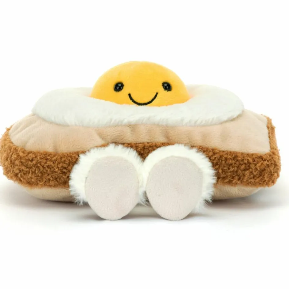 Peluche Amuseable Toast Egglantine sur pain grillé (16 cm)|Jellycat New