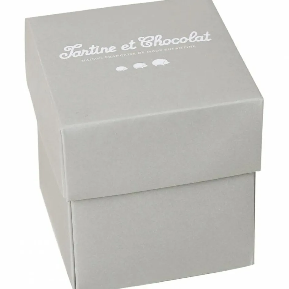 Peluche Augustin le lapin rose (12 cm)|Tartine et Chocolat Best