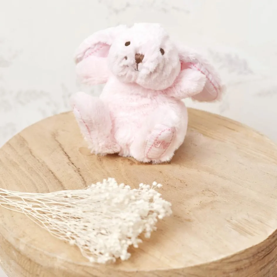 Peluche Augustin le lapin rose (12 cm)|Tartine et Chocolat Best
