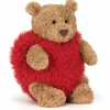 Best Jellycat Peluche Bartholomew l'ours Coeur (26 cm)