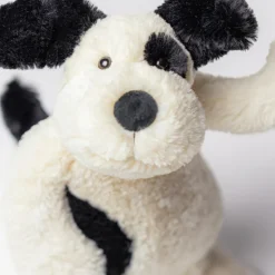Peluche Bashful Chien noir et crème (31 cm)|Jellycat New