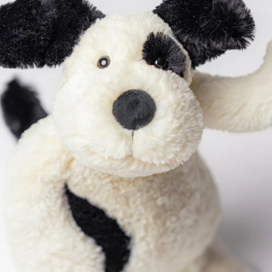 Peluche Bashful Chien noir et crème (31 cm)|Jellycat New