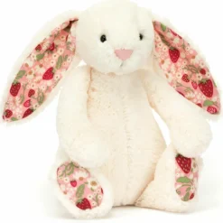 Sale Jellycat Peluche Bashful Lapin en fleurs Crème (18 cm)