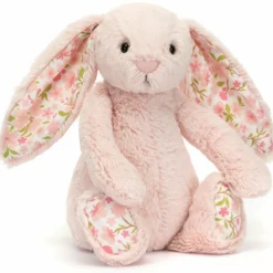 Peluche Bashful Lapin en fleurs Cerise (18 cm)|Jellycat Sale