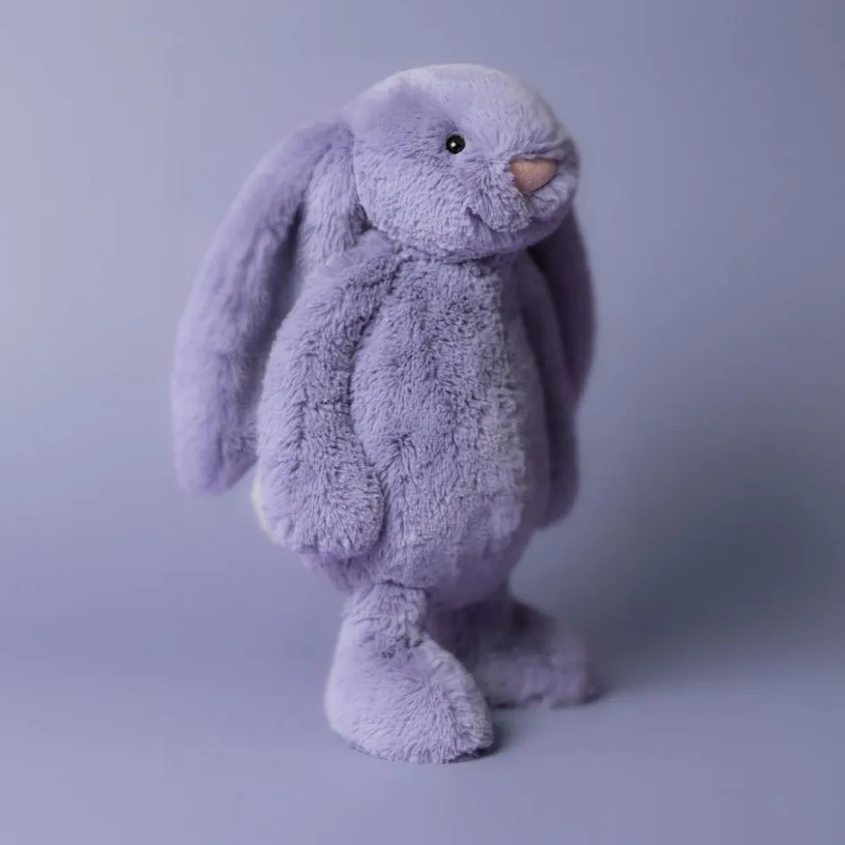 Clearance Jellycat Peluche Bashful Lapin violet (31 cm)