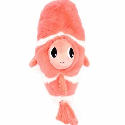 Clearance Les Déglingos Peluche Bigou maman et bébé Les Ptipotos Corail (38 cm)