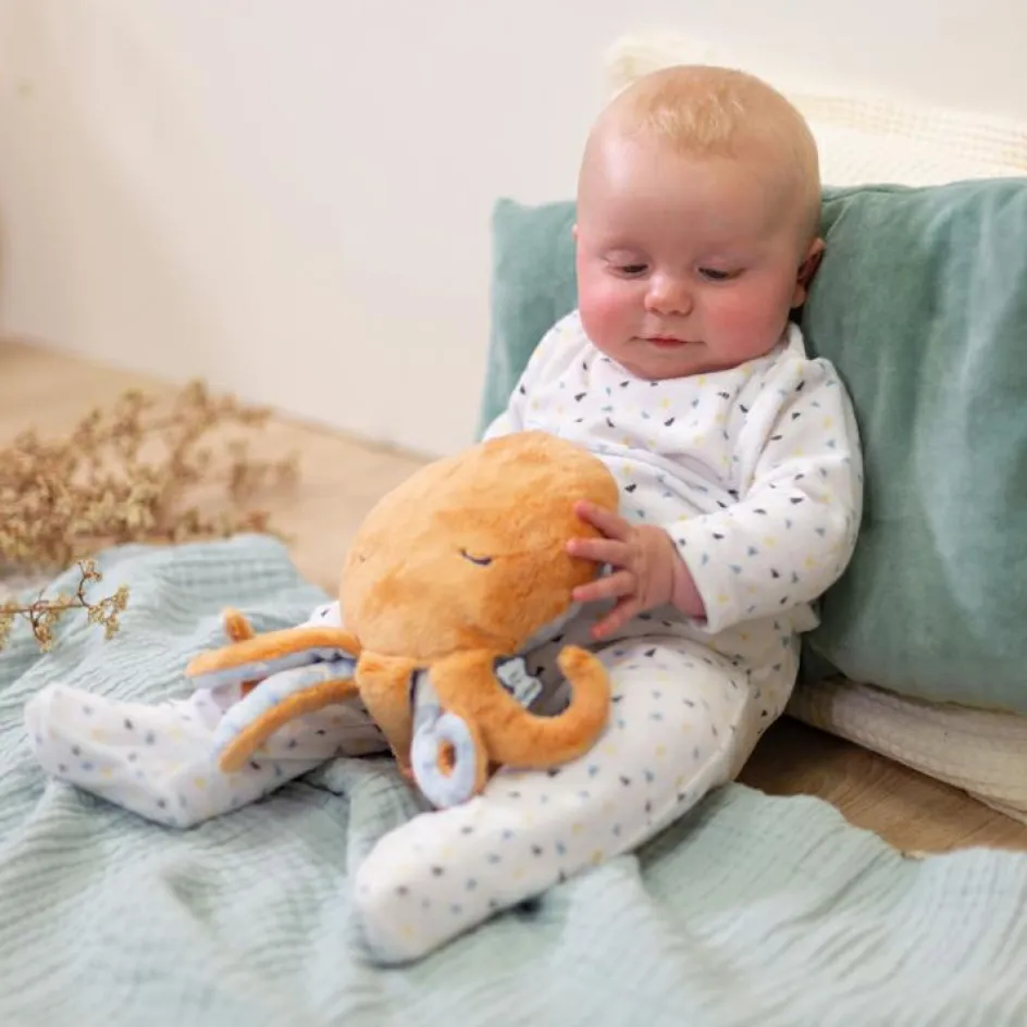 Peluche bouillotte bien-être poulpe Petit calme (28 cm)|Kaloo Hot