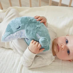 Kaloo Peluche bouillotte bien-être Dauphin Petit calme (24 cm)