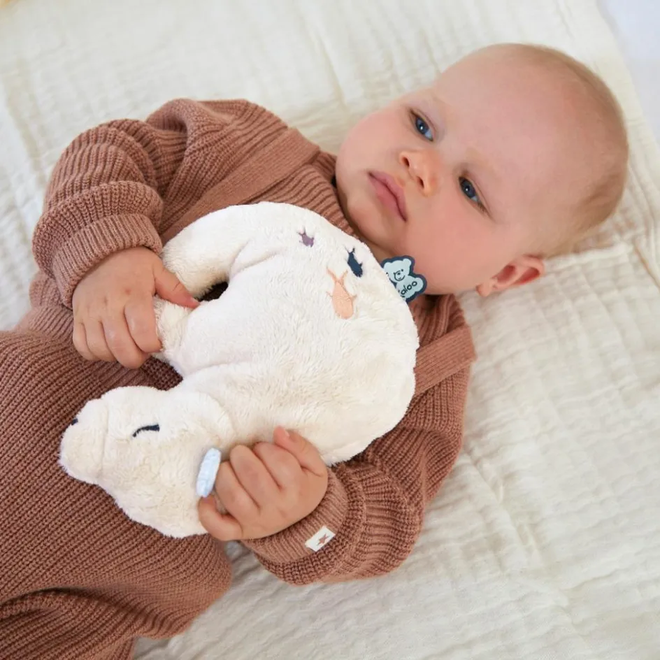 Peluche bouillotte bien-être Ours Petit calme (15 cm)|Kaloo Online
