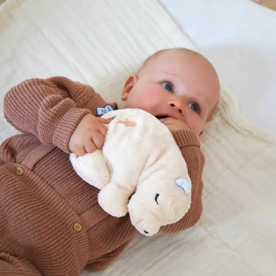 Peluche bouillotte bien-être Ours Petit calme (15 cm)|Kaloo Online