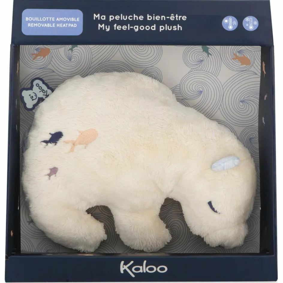 Peluche bouillotte bien-être Ours Petit calme (15 cm)|Kaloo Online