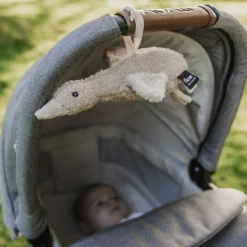 Peluche bruit blanc à suspendre Liva avoine|FLOW New