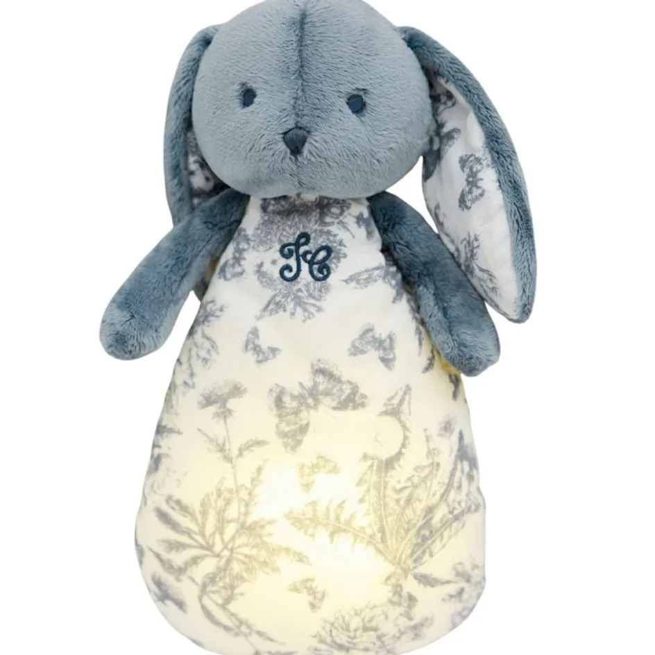 Discount Tartine et Chocolat Peluche bruit blanc lapin Toile de Jouy bleu