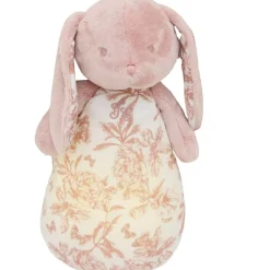 New Tartine et Chocolat Peluche bruit blanc lapin Toile de Jouy rose