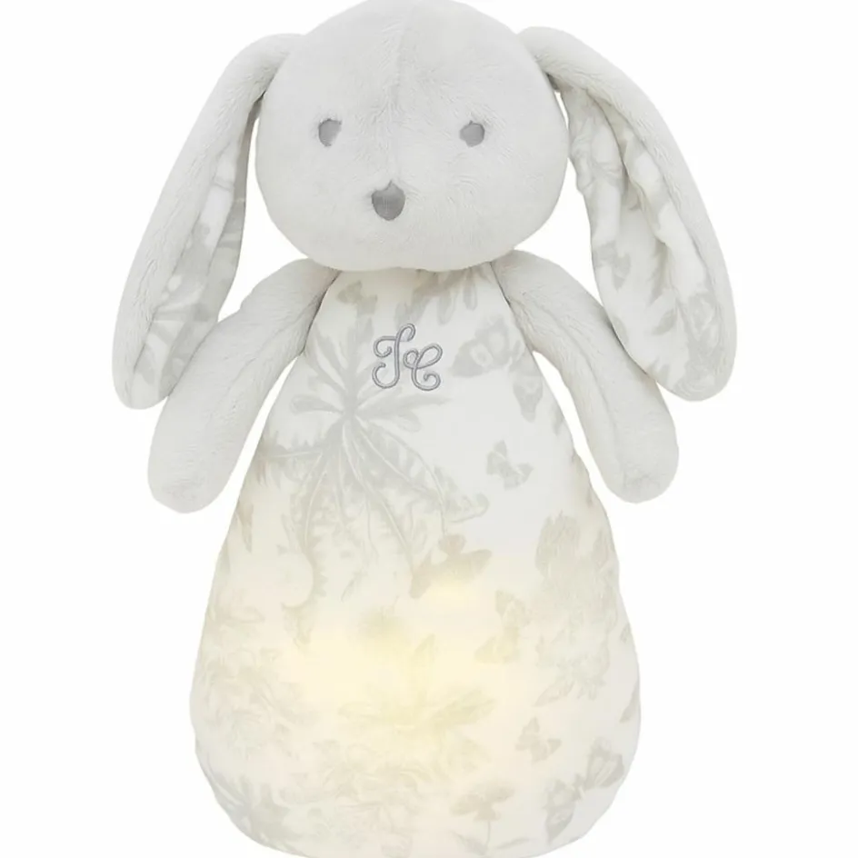 Best Tartine et Chocolat Peluche bruit blanc lapin Toile de Jouy gris