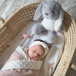 Peluche bruit blanc Milo le lapin gris|FLOW Clearance