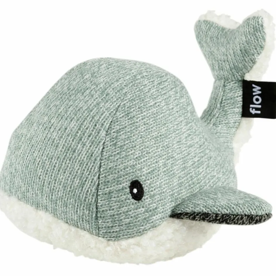 FLOW Peluche bruit blanc rechargeable baleine Moby vert