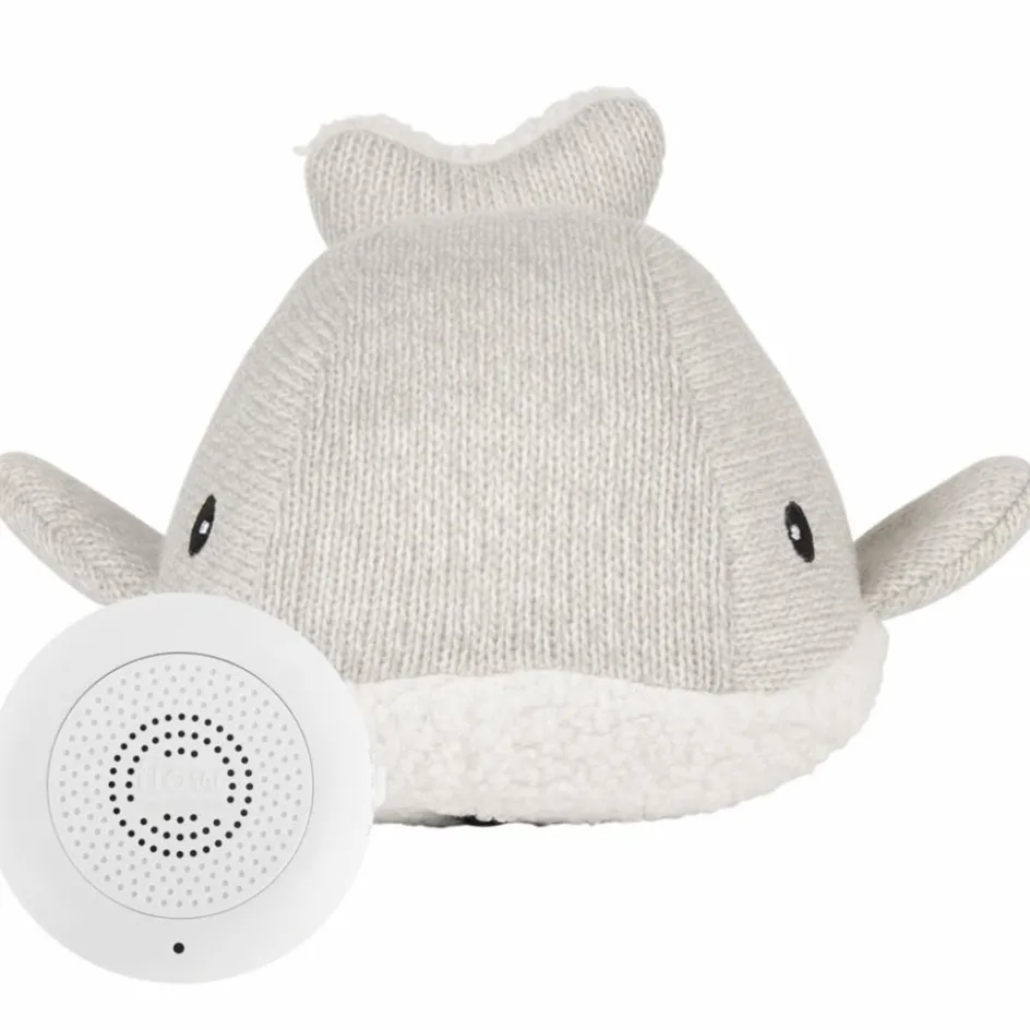Peluche bruit blanc rechargeable baleine Moby gris|FLOW Outlet