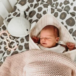 Peluche bruit blanc rechargeable baleine Moby gris|FLOW Outlet