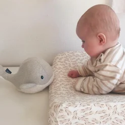 Peluche bruit blanc rechargeable baleine Moby gris|FLOW Outlet