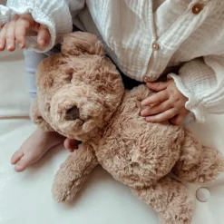 Peluche bruit blanc rechargeable Lou ours marron|FLOW