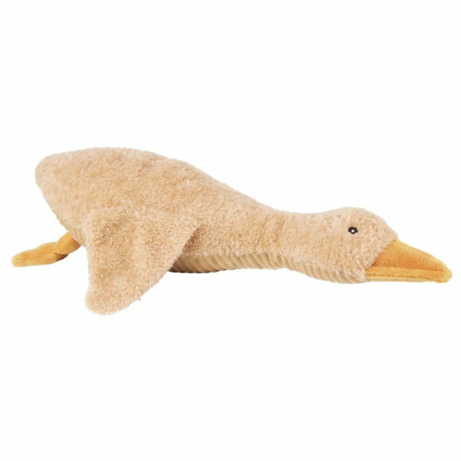 Hot FLOW Peluche bruit blanc rechargeable oie Liva marron