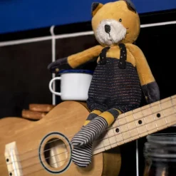 Peluche chat Lulu Les Moustaches (27 cm)|Moulin Roty Sale