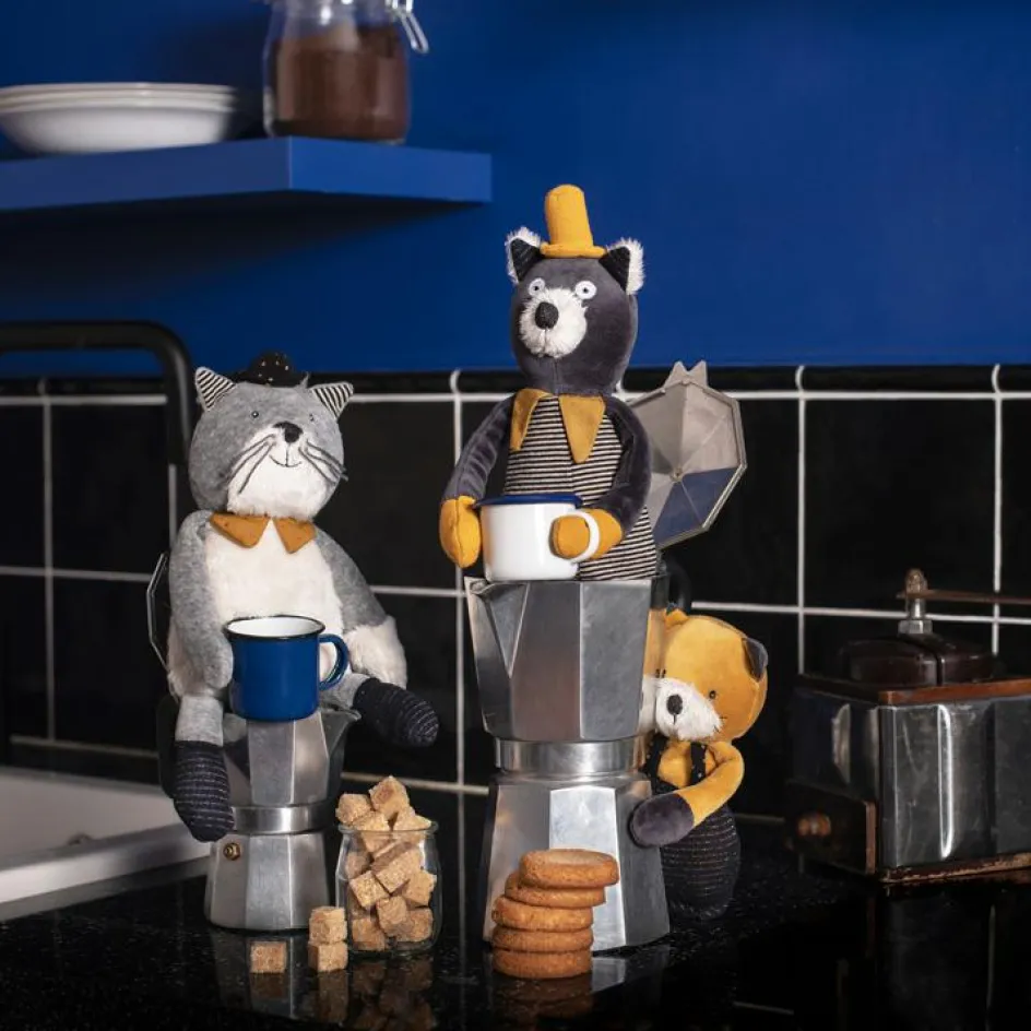 Peluche chat Lulu Les Moustaches (27 cm)|Moulin Roty Sale