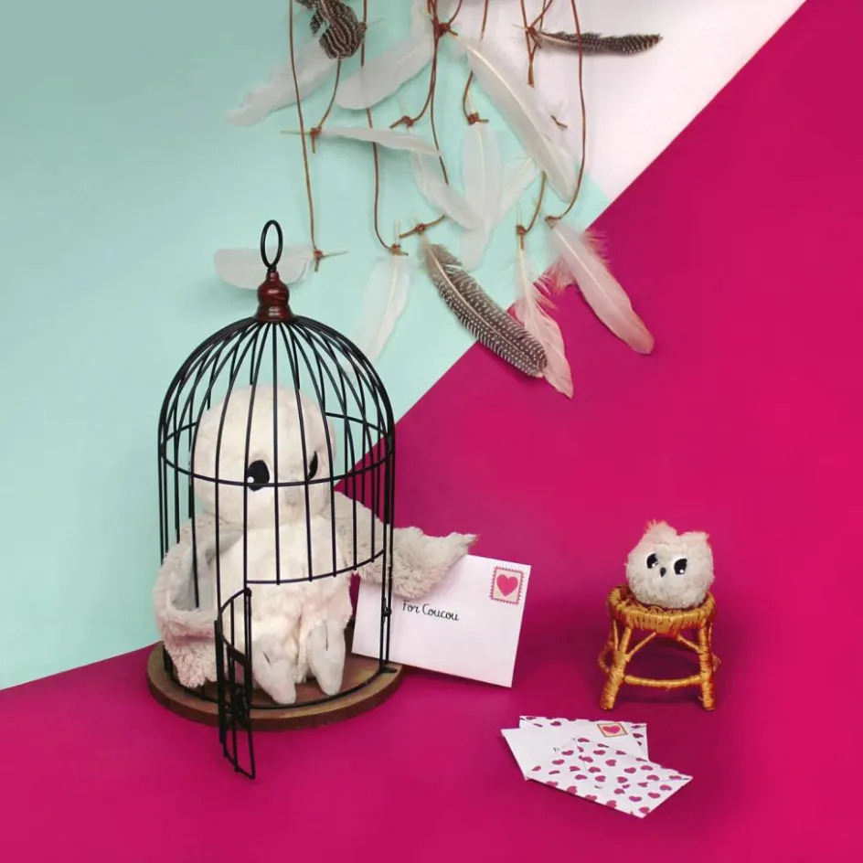 Peluche Coucou maman et bébé Les Ptipotos (24 cm)|Les Déglingos Sale