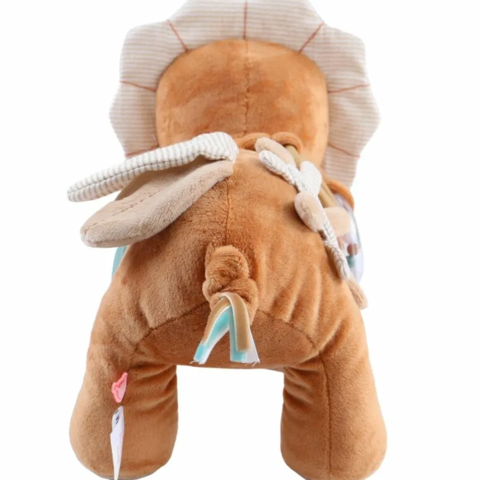 Clearance Noukie's Peluche d'activités Babou en veloudoux caramel (26 cm)