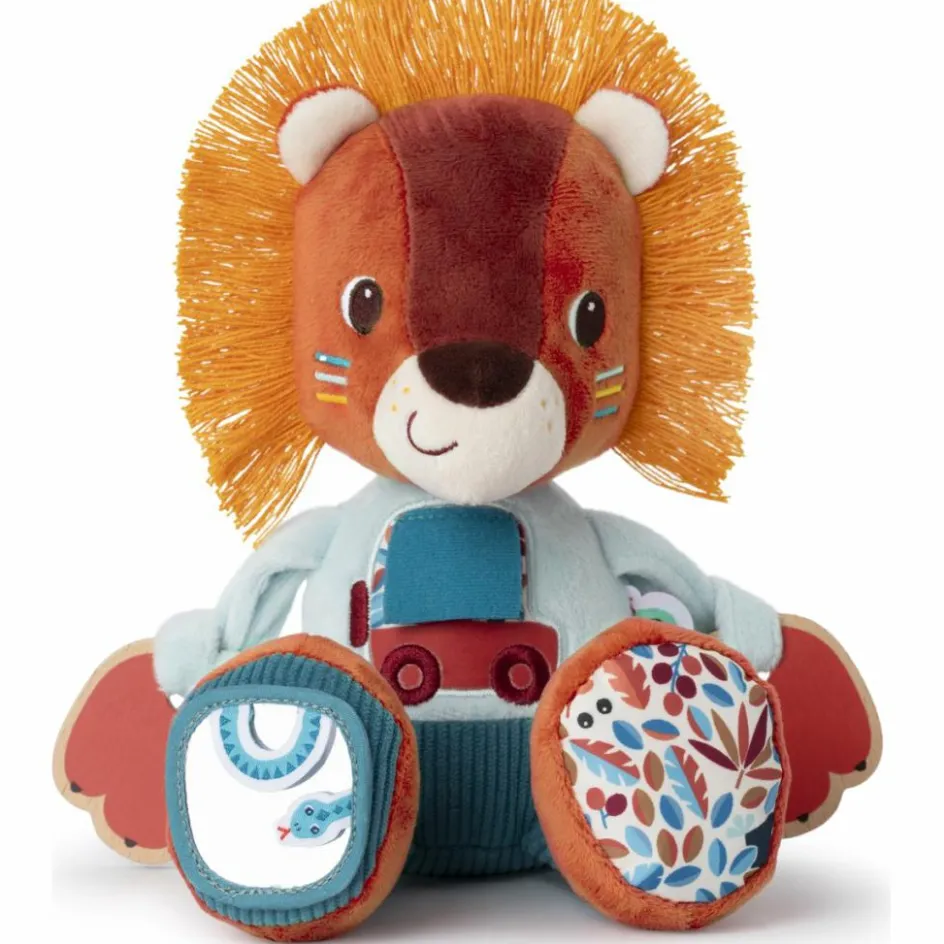 Peluche d'activités Jack le Lion (25 cm)|Lilliputiens Hot