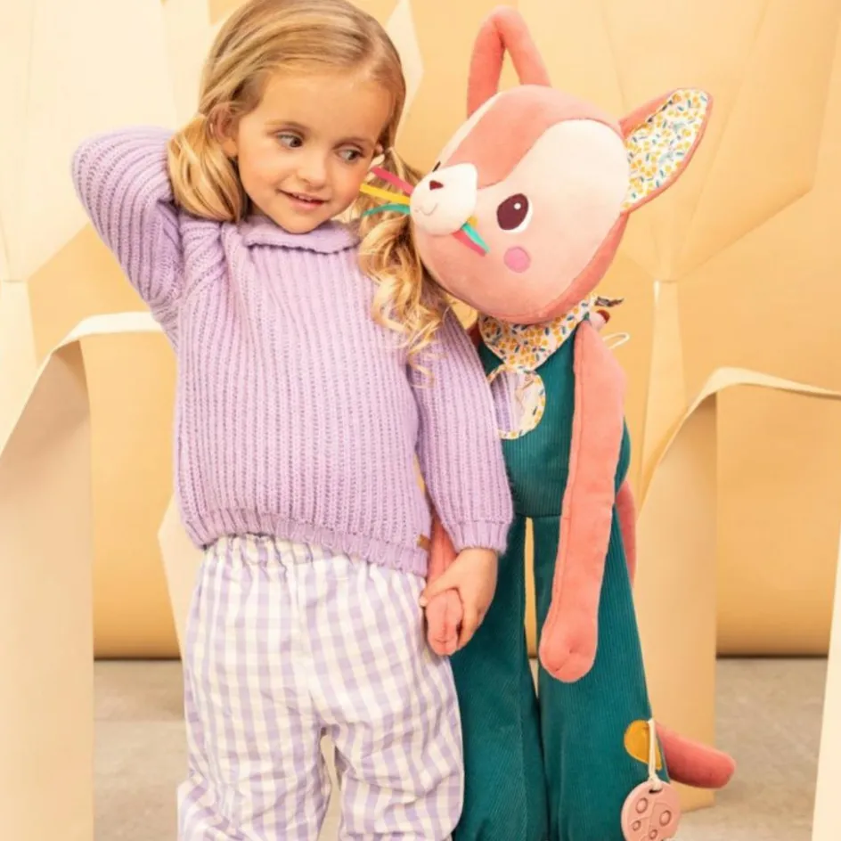 Peluche d'activités Jeanne le grand chat (87 cm)|Lilliputiens Best