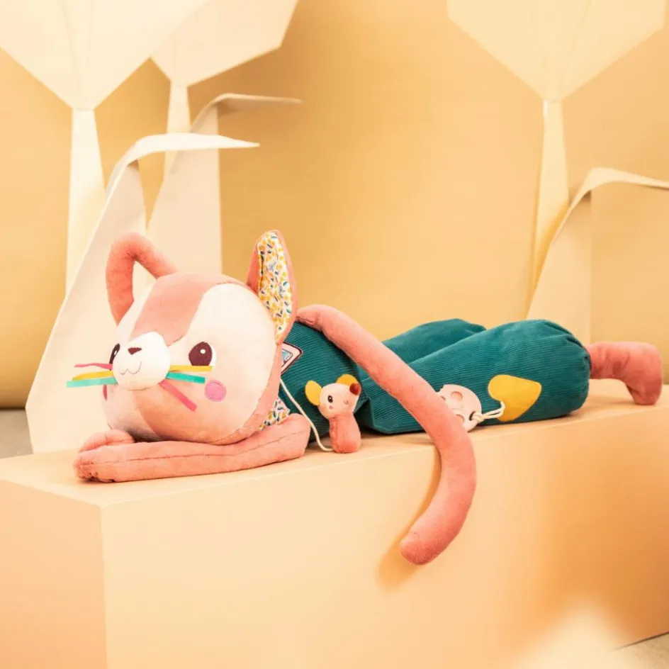 Peluche d'activités Jeanne le grand chat (87 cm)|Lilliputiens Best