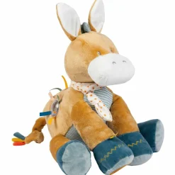 Peluche d'activités Léo l'âne (45 cm)|Nattou Clearance