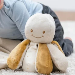 Discount Nattou Peluche d'activités pieuvre Lapidou sable-caramel (20 cm)