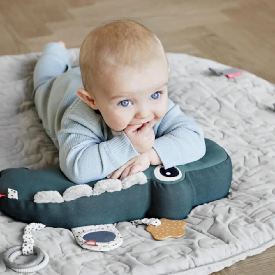 Peluche d'activités vibrante Croco vert|Done by Deer Clearance