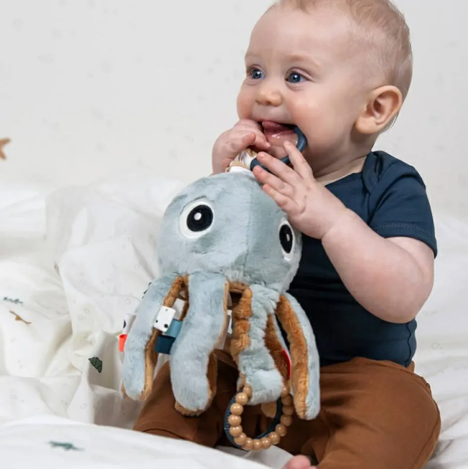 Peluche d'activités vibrante à suspendre Jelly Bleu|Done by Deer Online