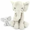 Online Les Déglingos Peluche Dimoitou maman et bébé Les Ptipotos Gris clair (35 cm)