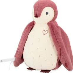 Peluche enregistreuse vocale et bruits blancs Manchot rose (25 cm)|Kaloo Best
