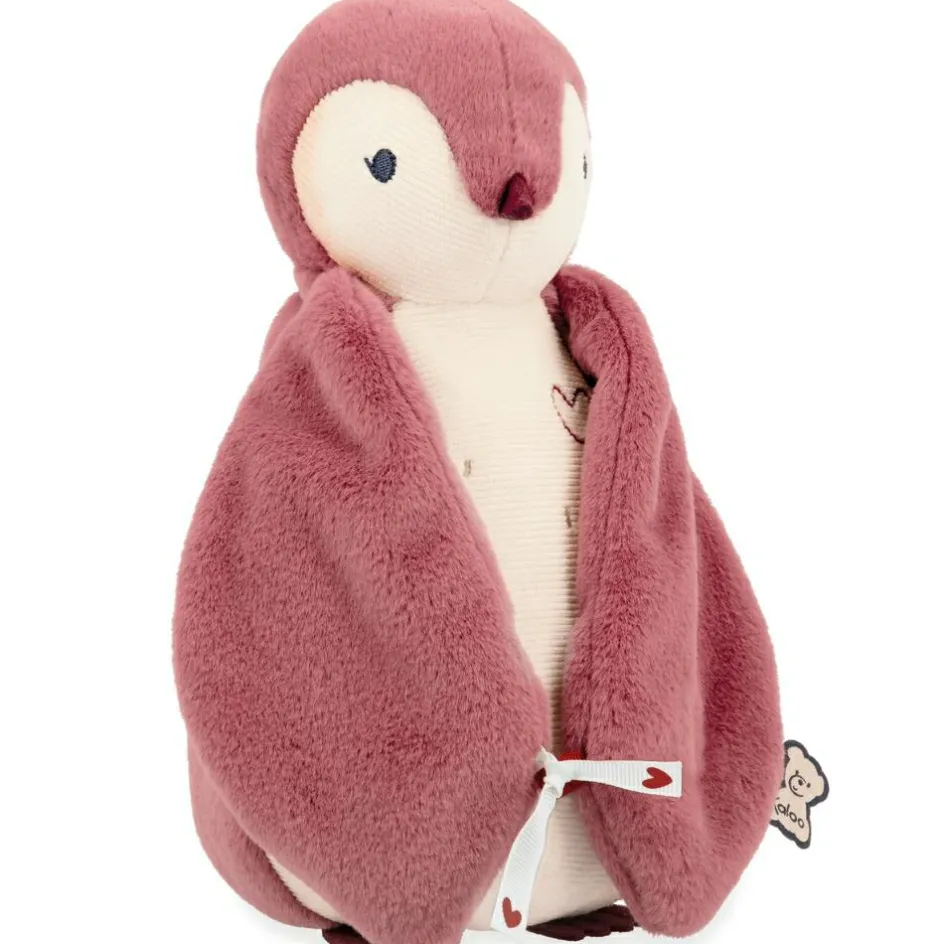 Peluche enregistreuse vocale et bruits blancs Manchot rose (25 cm)|Kaloo Best