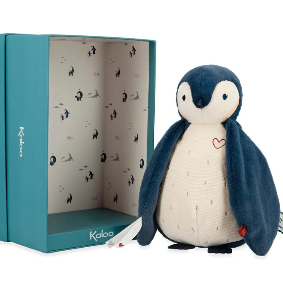 Peluche enregistreuse vocale et bruits blancs Manchot bleu (25 cm)|Kaloo Online