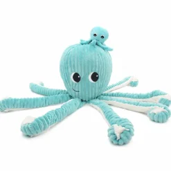 Clearance Les Déglingos Peluche Filou maman et bébé Les Ptipotos Aqua (50 cm)