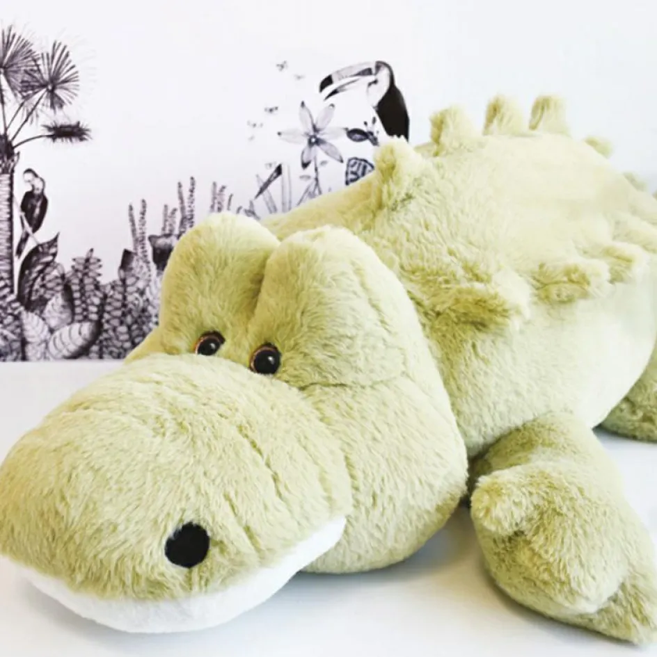 Outlet Histoire d'Ours Peluche géante Crocodile Croco'Doux La savane (60 cm)