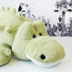 Outlet Histoire d'Ours Peluche géante Crocodile Croco'Doux La savane (60 cm)