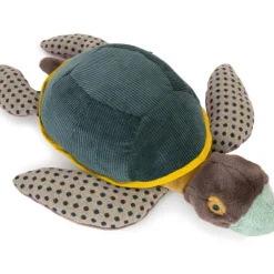 Peluche géante Grande tortue Tout autour du monde (60 cm)|Moulin Roty